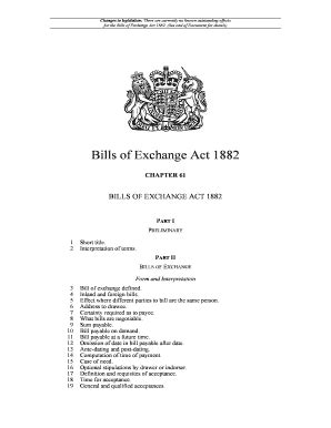Table des matires ; Liability of drawer or indorser. . Bills of exchange act 1882 section 23
